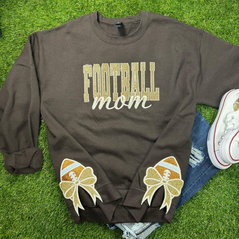 Football Mom Glitter Embroidered Sweatshirt with Side Bows Personalized gift for Mom, Mother's day gift sport mom gift il_794xN.6570750870_eiyb.jpg