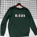 Funny Ghost Reading Sweatshirt, Halloween Sweatshirt, Embroidered Ghost, Ghost Reading Books, Fall Crew Ghost Embroidery, Ghost Book Sweater