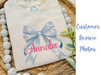 Bow machine embroidery design, Coquette Embroidery Design, Soft Girl Era, Bluework embroidery design Line-work bow