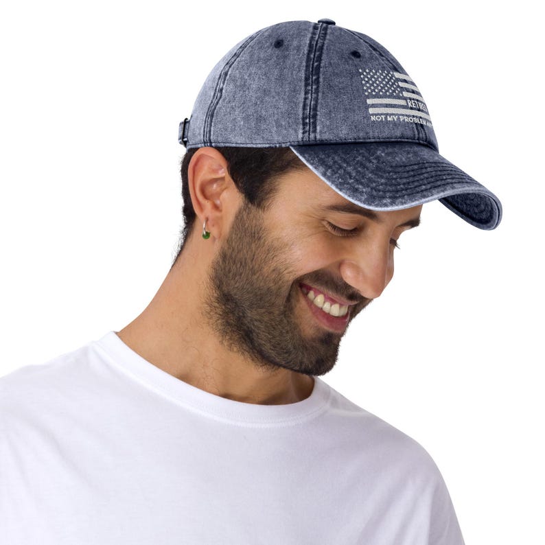 Retired 2025 Not My Problem Anymore Hat, Retirement Gifts For Men 2025 Retirement Hat For Women, Retired 2025 American Flag Hat
