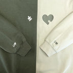 Custom Embroidered Heart and Puzzle Piece Sweatshirt, Initial With Heart On Sleeve, Anniversary Gift, Couple Hoodie, Valentines Day Gift il_794xN.6599626681_m6qu.jpg
