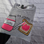 Funny Christian Sweatshirt Gospel Sweater Christian Quote Sweater Faith Based Sweater Aesthetic Faith Sweater Trendy Christian Crewneck