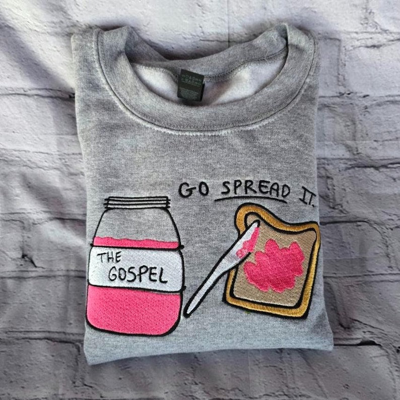 Funny Christian Sweatshirt Gospel Sweater Christian Quote Sweater Faith Based Sweater Aesthetic Faith Sweater Trendy Christian Crewneck