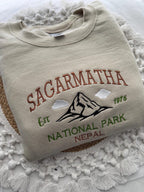 Custom National Park Crewneck Sweatshirt Embroidered Personalized Design