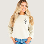 Custom Initial Bow Ribbon Embroidered Crewneck Sweatshirt - Hoodie | Bridal Party Sweatshirt | Bridesmaid Proposal |Cute Bow Shirt