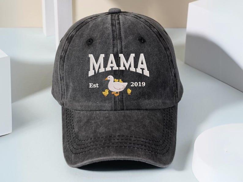 Baseball Mom Embroidered Baseball Hat, Vintage Cap Gift For Mom, New Mom Gift, Bow Coquette Baseball Mom Vintage Cap, Mother's Day Gift
