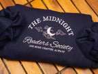 Embroidered Late Night Readers Club Sweatshirt: Cozy Book Lover Gift