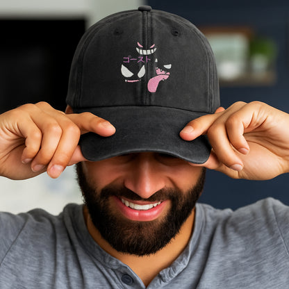 Ghost Type Anime Embroidered Hat