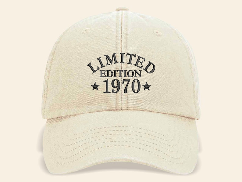 Custom Birthday Hat, Embroidered Age Cap, Personalized 50th 60th 70th Birthday Gift, Custom Year Mom/Dad Hats, Milestone Birthday Cap Gifts il_794xN.6740095624_81t1.jpg