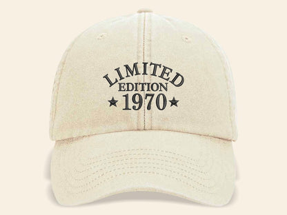Custom Birthday Hat, Embroidered Age Cap, Personalized 50th 60th 70th Birthday Gift, Custom Year Mom/Dad Hats, Milestone Birthday Cap Gifts il_794xN.6740095624_81t1.jpg