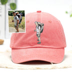 Personalized Dad Cap - Custom Portrait Embroidered Dad Hat Using Photo - Custom Dad Photo Hat - Custom Family Portrait - Father's Day Gift il_794xN.6747473515_7bat.jpg