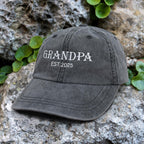 Personalized Granpa Hat, Custom Embroidered Established Grandpa Hat, Est Dad Baseball Hat, Unstructured Grandpa Hat, Father's Day Gift il_794xN.6751079568_pmyq.jpg