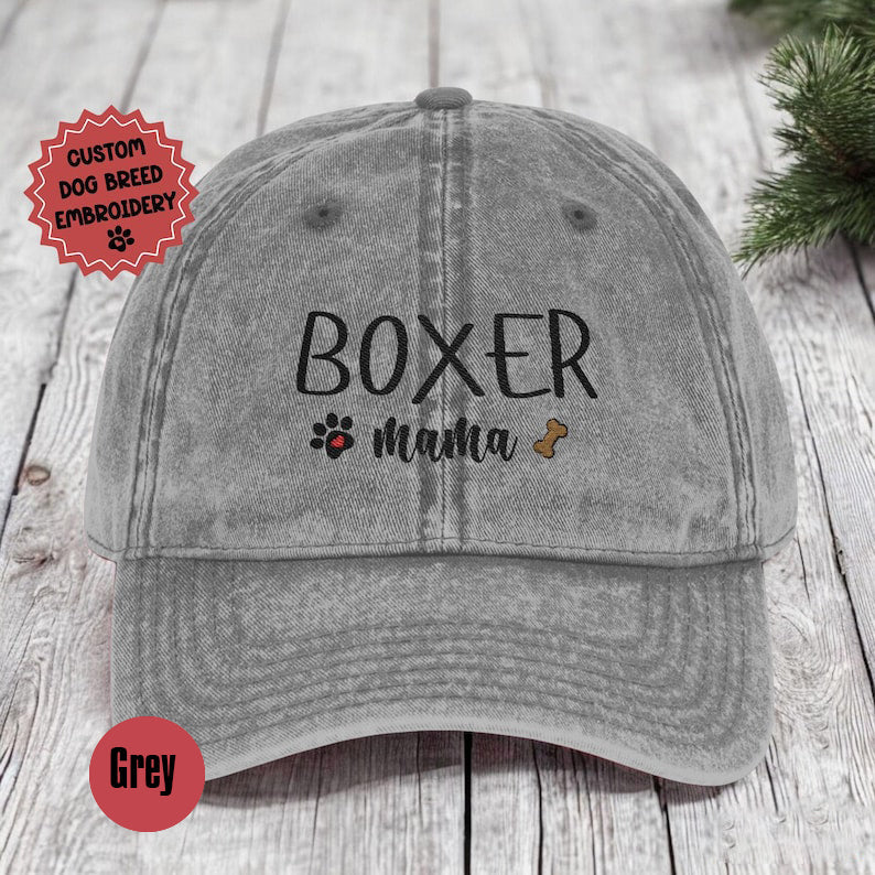 Embroidered Custom Dog Breed Mom/Dad Vintage Cap, Personalized Baseball Cap For Dog Owner, Dog Owner Hat, Gift for Dog Owners Custom Pet cap il_794xN.6753542126_nw7s.jpg