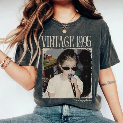 Personalized 30th Birthday Shirt, Custom Photo Year Vintage 1995 Shirt, Custom Year Birthday Shirt, 30th 40th Birthday Gift il_794xN.6757176462_je3o_1.jpg