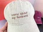 Custom Text Embroidered Hat, Personalized Saying Cap, Vintage Baseball Hat, Gift For New Dad Mom, Camp Bachelorette Hat, Mothers Day Gift