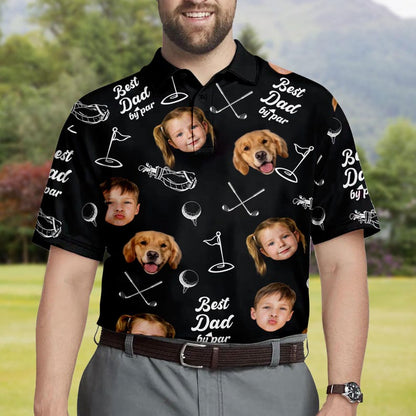 Best Dad By Par Shirt, Custom Face for Golfer, Short Sleeve Golf Shirt Gift for Husband, Father, Personalized Shirt with Face for Men il_794xN.6795367490_t8ly.jpg
