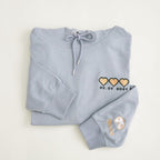 Embroidered Pixel Heart Matching Hoodies, His and Hers Gamer Sweatshirt, Custom Date Hoodie, Valentine s Gift for Boyfriend or Girlfriend il_794xN.6800986511_7xdl.jpg