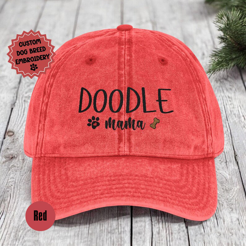 Embroidered Custom Dog Breed Mom/Dad Vintage Cap, Personalized Baseball Cap For Dog Owner, Dog Owner Hat, Gift for Dog Owners Custom Pet cap il_794xN.6801555887_lnks.jpg