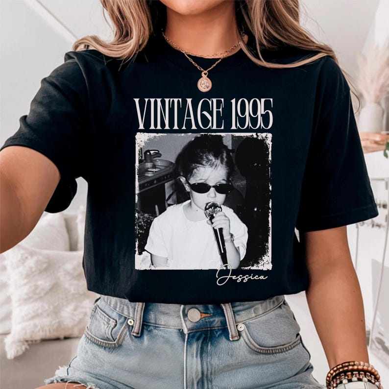 Personalized 30th Birthday Shirt, Custom Photo Year Vintage 1995 Shirt, Custom Year Birthday Shirt, 30th 40th Birthday Gift il_794xN.6805187101_blpq.jpg