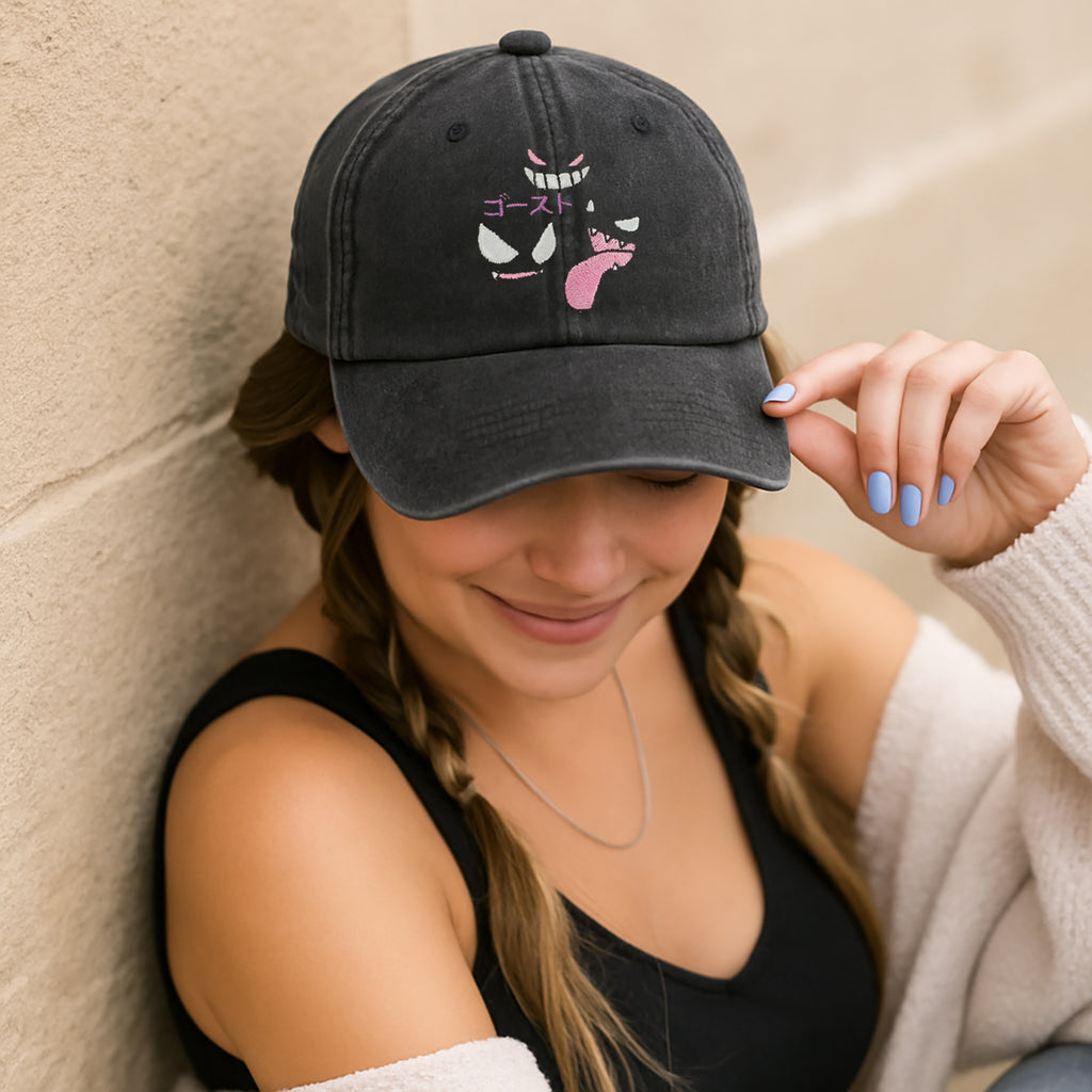 Ghost Type Anime Embroidered Hat