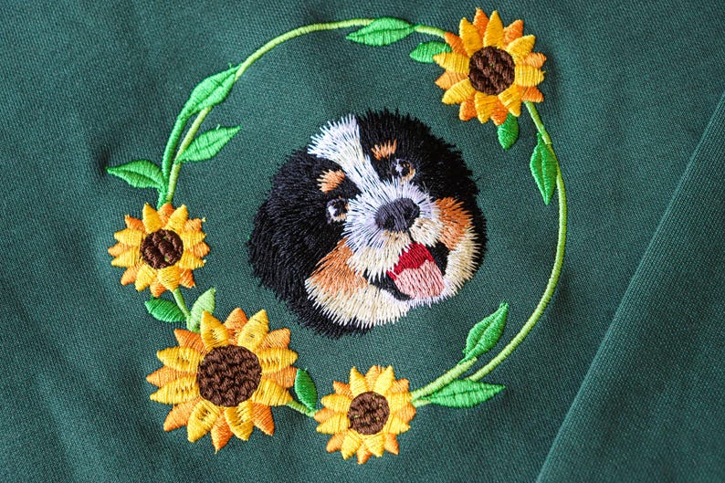 Embroidered custom pet sportswear, custom embroidered dog sportswear, unisex round neck, hoodie, unisex T-shirt, pet lover gift