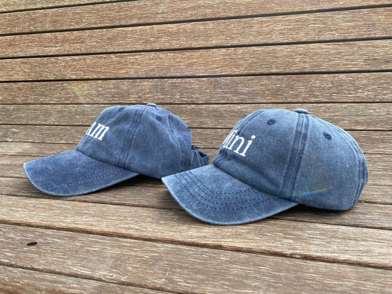 Custom Embroidered Family Matching Cap, Mum Dad Hats, Custom Dad Caps, Daddy Mini Hat, Big Bro Hat, Personalised Pregnancy Announcement Gift