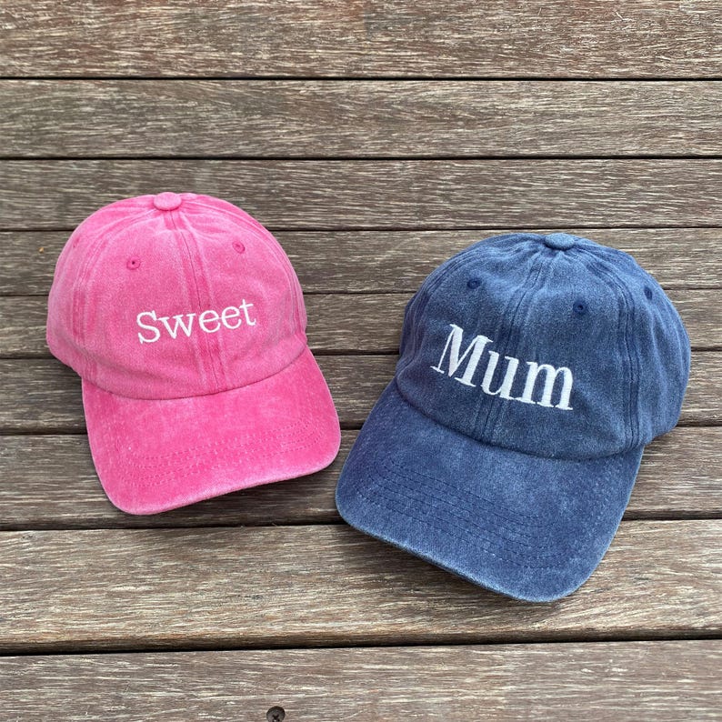 Custom Embroidered Family Matching Cap, Mum Dad Hats, Custom Dad Caps, Daddy Mini Hat, Big Bro Hat, Personalised Pregnancy Announcement Gift