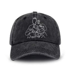 Custom Embroidered Portrait Dad Hat - Personalized Cotton Gift for Father s Day Birthday Christmas Men Women Handmade Unique Photo