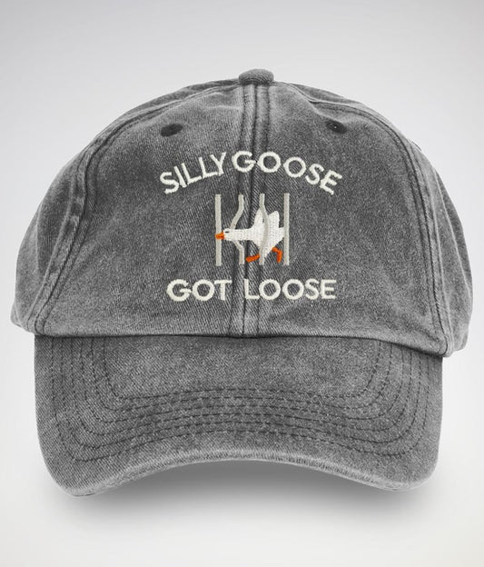 Silly Goose Hat | Funny Embroidered Cap | Quirky Animal Lover Gift | Unique Goose Hat | Fun Statement Cap