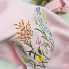 Wildflower Botany Oversized Embroidered Sweatshirt | Floral Embroidered Sweatshirt | Sweater | Crew Neck Sweatshirt