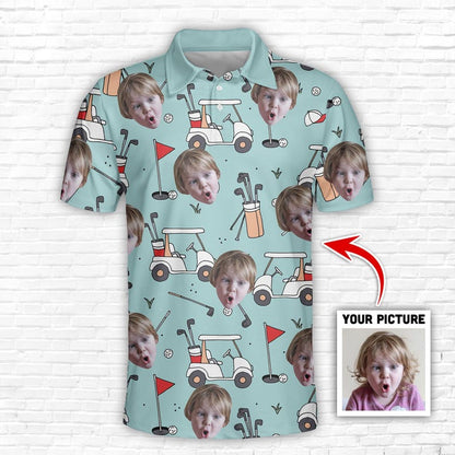 Custom Face Polo Shirt for Golfer Face on shirt gifts for husband Personalized Short Sleeve Golf Shirt Custom Polo for Golfer, Gifts for Mom il_794xN.6849395860_hkei.jpg