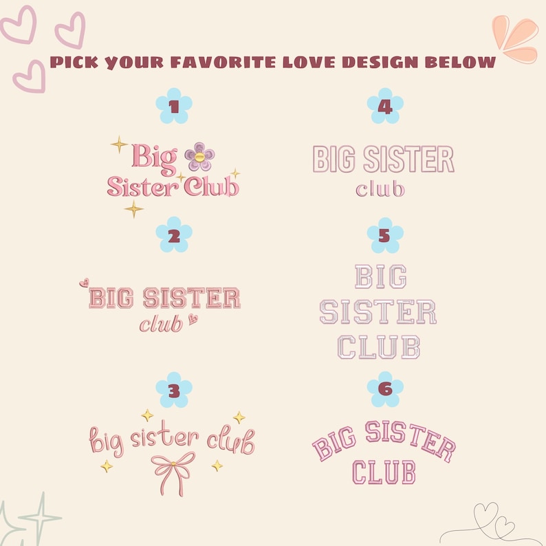 Big Sister Club Embroidery Sweatshirt , Sweatshirt for Sibling Announcement, New Baby Sibling Shirt for Big Sisters Mother's Day Gifts il_794xN.6856988429_g5h5.jpg
