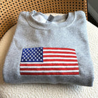 American Flag Embroidered Sweatshirt - USA Patriotic Crewneck - USA Shirt - America Sweatshirt - 4th of July Gift For Men and Women il_794xN.6859327005_rlwu.jpg