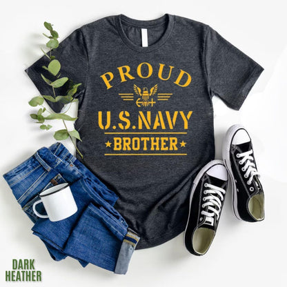 Proud Navy Family Shirt: Custom Boot Camp Graduation Tee