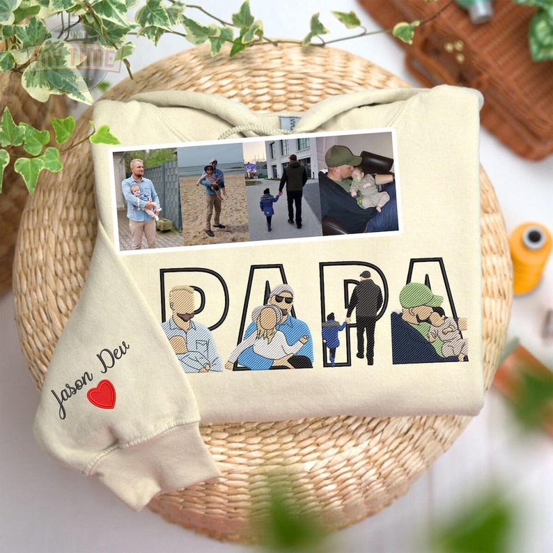 Dad Portrait Custom Embroidered, Custom PAPA Embroidered Sweatshirt, Portrait From Photo Embroidered Shirt, Custom Dad Hoodie, Gifts For Dad il_794xN.6863322738_oi13.jpg