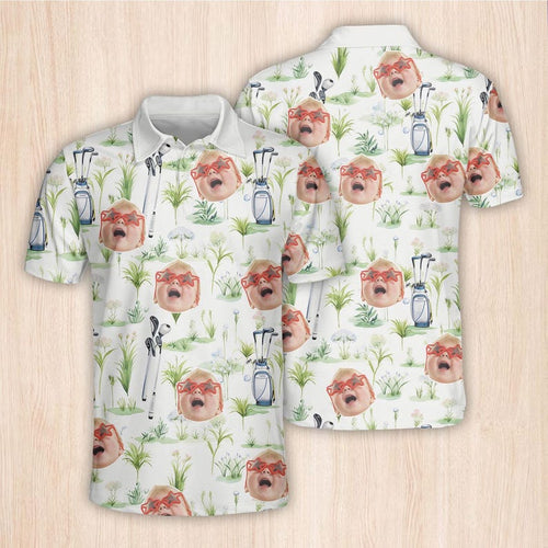 Custom Face Polo Shirt for Golfer Face on shirt gifts for husband Personalized Short Sleeve Golf Shirt Custom Polo for Golfer, Gifts for Mom il_794xN.6897368885_kg31.jpg