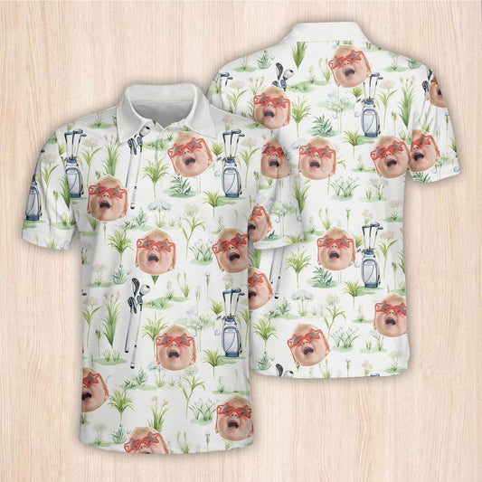 Custom Face Polo Shirt for Golfer Face on shirt gifts for husband Personalized Short Sleeve Golf Shirt Custom Polo for Golfer, Gifts for Mom il_794xN.6897368885_kg31.jpg