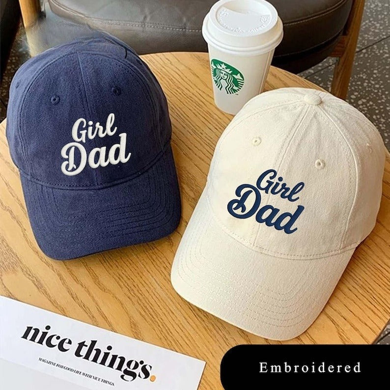 Embroidered Girl Dad Hat, Gift For New Dad Mom, Front & Back, Fathers Day Cap, Fathers Day Gift,Daddy Est,Gift For Dad,Baseball Hat,Dad Gift il_794xN.6903728563_qxb8_1.jpg