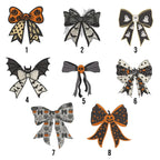 Coquette Halloween Embroidery Design, Ghost Coquette embroidery Halloween Bow Embroidery Design