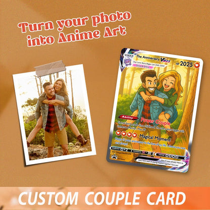 Personalized Pokemon Anniversary Card, Custom Photo Anime Wedding Card, Anniversary Gift, Gift for Him, Gift for Her, Custom Card for Couple il_794xN.6919654158_4gtl.jpg