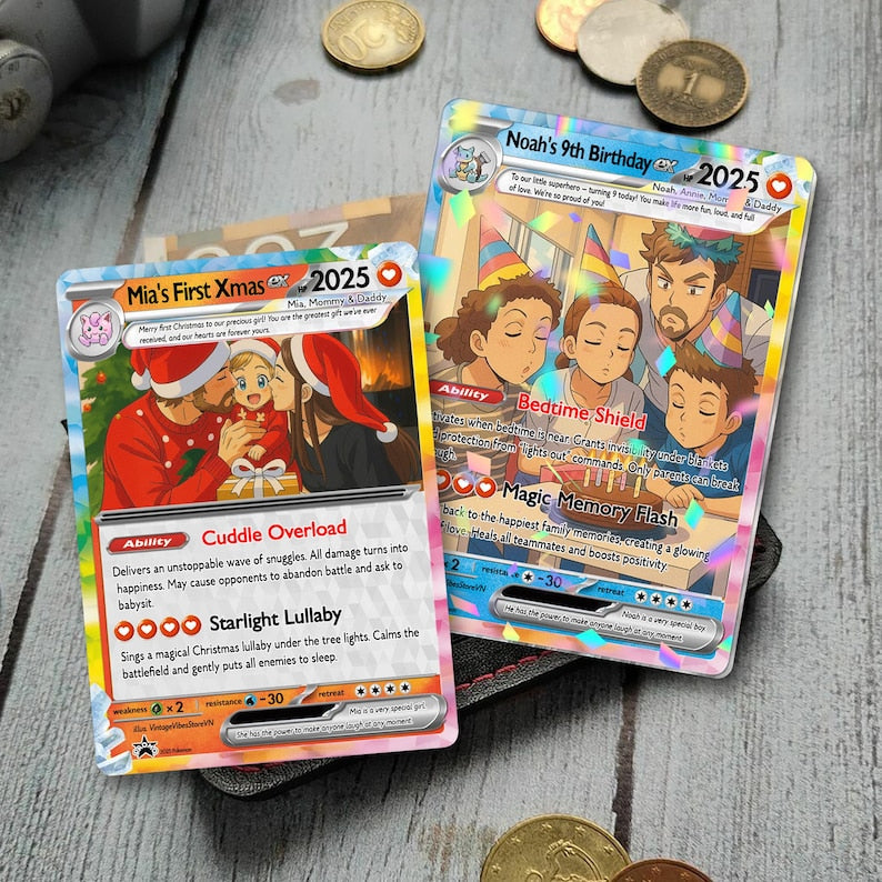 Personalized PokeCard, Custom Birthday Photo Art Card, Anniversary Proposal Invitation, Birthday Wedding Day Couple Engagement, Holiday Gift il_794xN.6953029844_b770.jpg