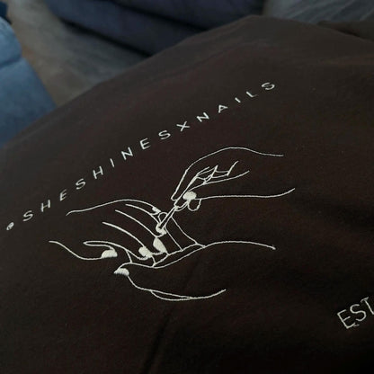 Custom Embroidered Logo Hoodie | Your Company Custom Hoodie | Logo Hoodie | Custom Text Hoodie | Embroidered Logo Hoodie | Logo Sweatshirt