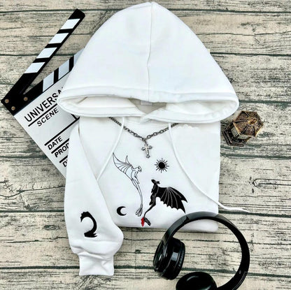 Toothless & Light Fury Embroidered T-Shirt, Toothless And Light Fury Couple Matching Sweater, How To Train Your Dragon Embroidery Hoodie