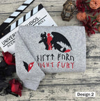 The Night Fury Dragon HTTYD Embroidered T-Shirt, How To Train Dragon Matching Sweater,Dragon Trainer Disney Embroidery Hoodie