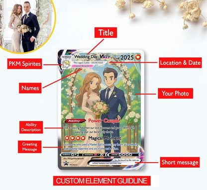 Personalized Pokemon Anniversary Card, Custom Photo Anime Wedding Card, Anniversary Gift, Gift for Him, Gift for Her, Custom Card for Couple il_794xN.6967622987_lgpc.jpg