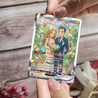 Personalized Pokemon Anniversary Card, Custom Photo Anime Wedding Card, Anniversary Gift, Gift for Him, Gift for Her, Custom Card for Couple il_794xN.6967623001_84z1.jpg
