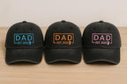 New Dad Hat EST. Year Personalized Embroidered Baseball Cap with Baby Footprint, Thoughtful Father-to-Be Gift for Pregnancy Announcement or First Father s Day