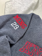 Custom Team Embroidered Sweatshirt/Hoodie, Sports Team Apparel, Custom Team Name, Custom Name and Number, Hockey/Soccer Hoodie, Game Day