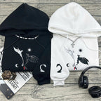 Toothless & Light Fury Embroidered T-Shirt, Toothless And Light Fury Couple Matching Sweater, How To Train Your Dragon Embroidery Hoodie