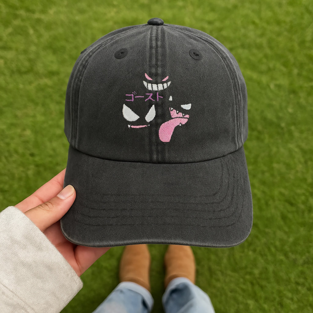 Ghost Type Anime Embroidered Hat